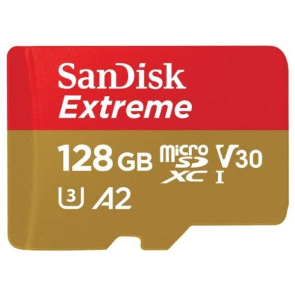 SanDisk Extreme 128GB MicroSDXC Card >MBS:190