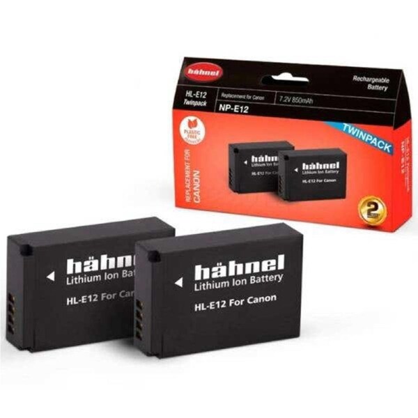 Hahnel Canon LP-E12 Twin Pack (2xLPE12 Battery)