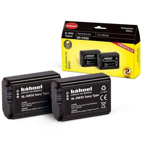Hahnel Sony NPW50Twin Pack (2xNPW50 Battery)