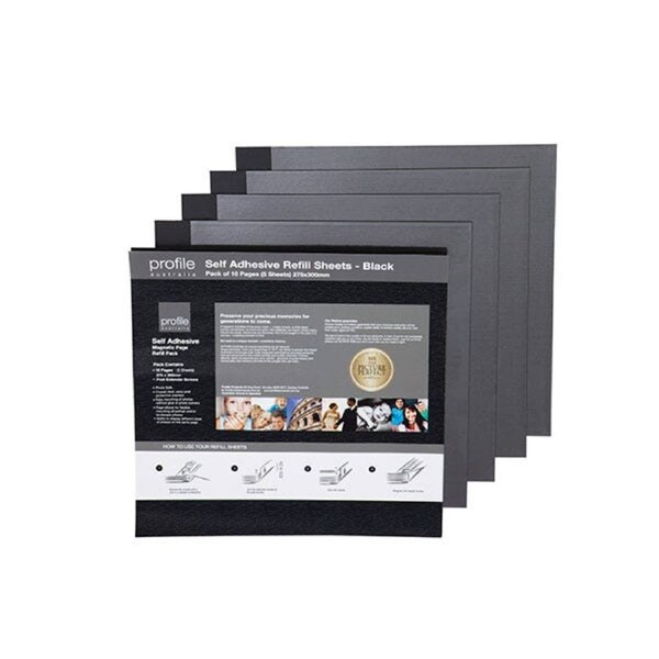 Profile Refill 10x Pages Blk 275x300**