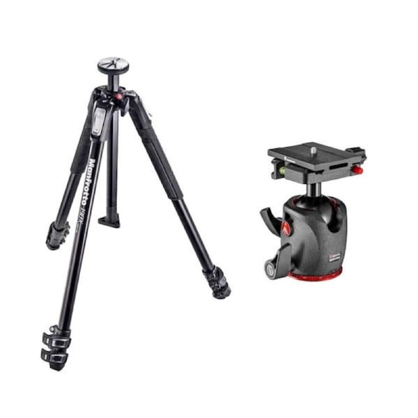 Manfrotto MT190X3 Tripod BUNDL w/MHXPRO-BHQ6 Ball Head