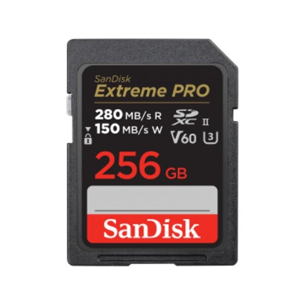 Sandisk Extreme PRO 256GB SDXC Card 280Mbs