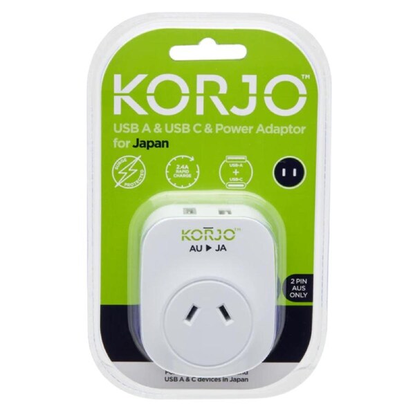 KORJO ADAPTOR - USB A+C JAPAN