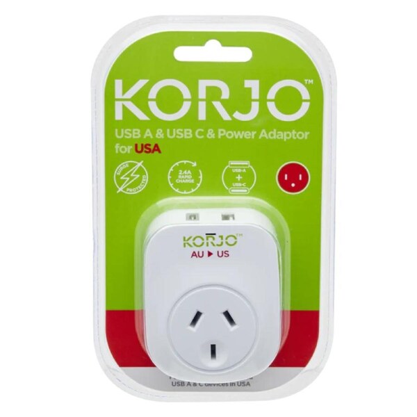 KORJO ADAPTOR - USB A+C USA