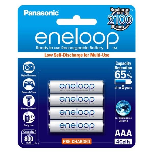 Eneloop AAA BLISTER 4 pk 800mAh