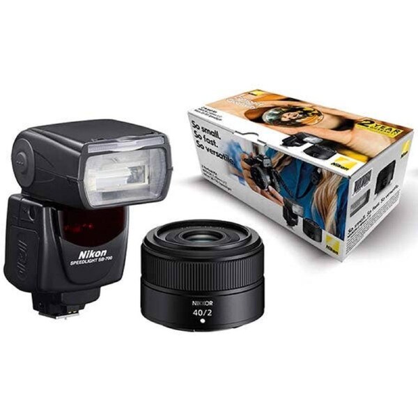 Nikon Z 40mm F2 Lens + SB700 Flash Portrait Kit BOX