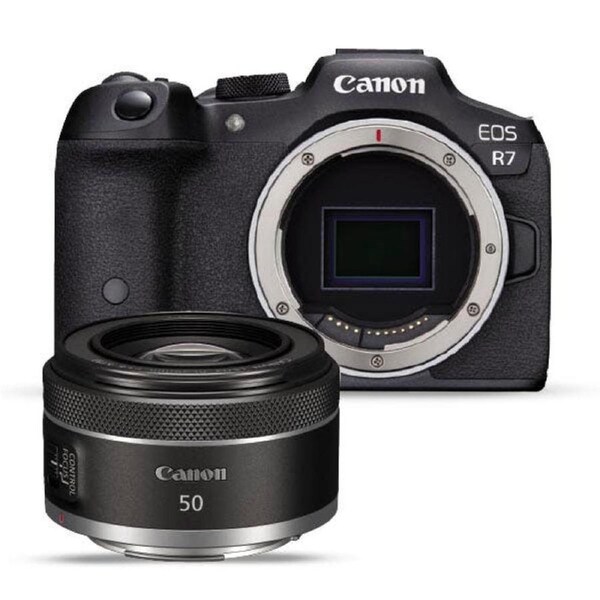 Canon EOS R7 50mm STM BOM Kit w/RF50mmF1.8 STM