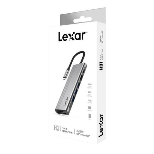 Lexar HUB USB-C - w/SDReader/3xUSB/1xUSB-C/HDMI