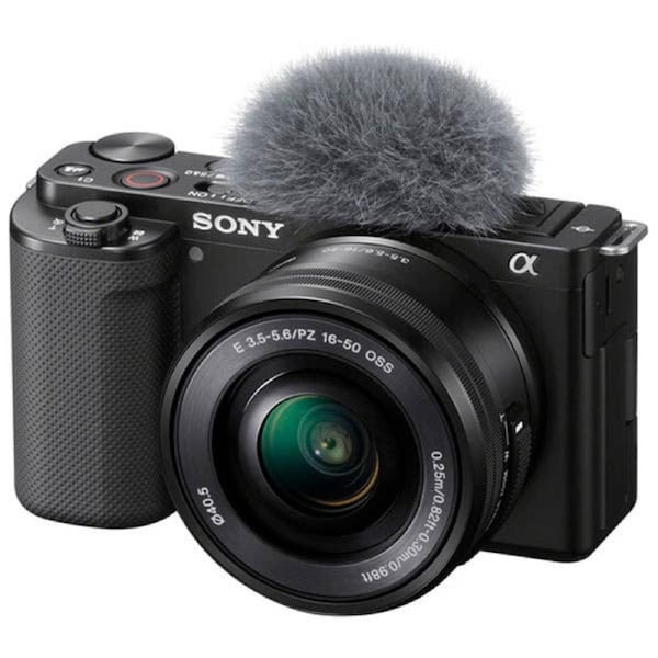 Sony ZVE10KB w/16-50mm II Kit BOX BLACK