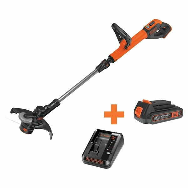 Black & Decker 28cm 18V Lithium Ion Cordless String Trimmer