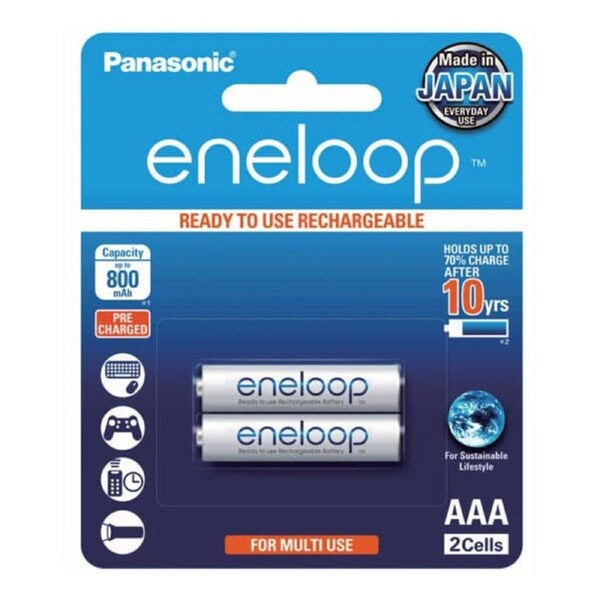 Eneloop AAA BLISTER 2 pk 800mAh