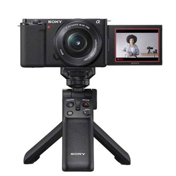 Sony ZVE10LB BLK BOM VLOG Kit w/16-50mm Zoom + GPVT2 Grip