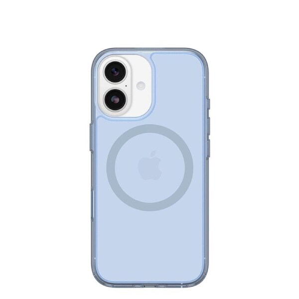 OtterBox Symmetry MagSafe Case with Camera Control - For iPhone 17 Silver Glade Blue - Deep Blue [77-98799]