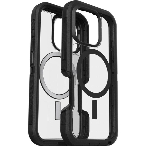 OtterBox Defender XT MagSafe Case - For iPhone 16 Pro - Dark Side - Clear / Black [77-96112]