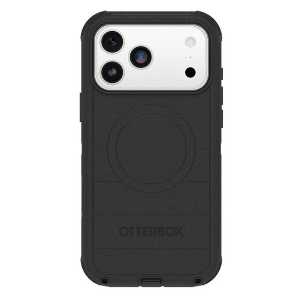 OtterBox Defender Pro Case with Camera Control - For iPhone 17 Pro Max - Black - Black [77-98392]