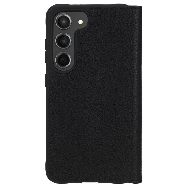 Case-Mate Wallet Folio Antimicrobial Case - For Samsung Galaxy S23 - Black [CM050576]