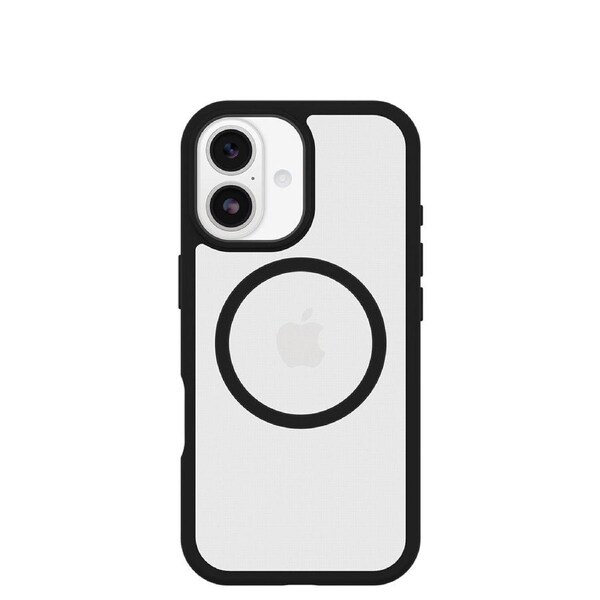 OtterBox React MagSafe Case - For iPhone 17 - Black Crystal - Black Transparent [77-98591]