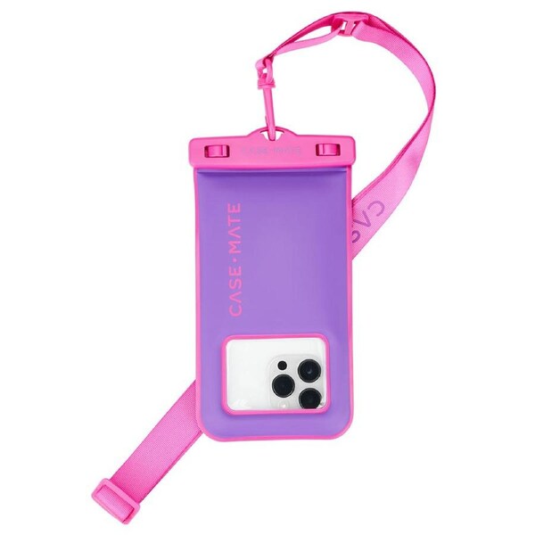Case-Mate Waterproof Floating Pouch - Universal - Purple/Fuchsia - Clear [CM050920]
