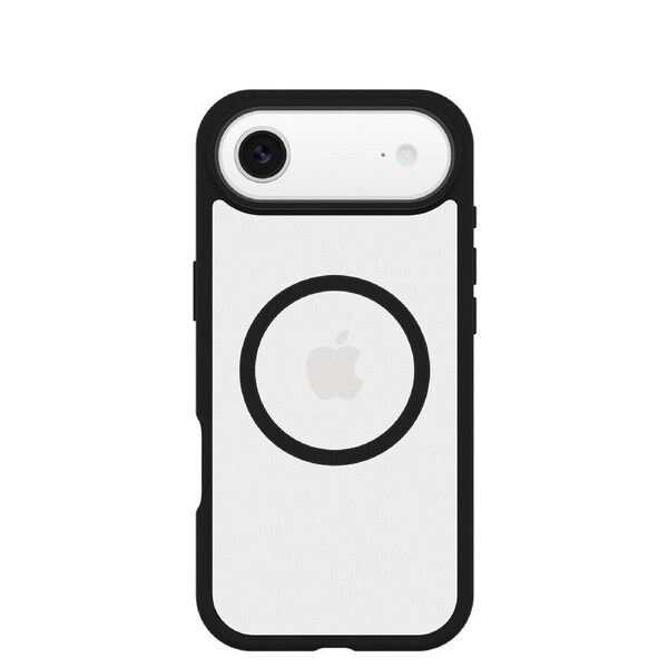 OtterBox React MagSafe Case - For iPhone Air - Black Crystal - Black Transparent [77-98611]