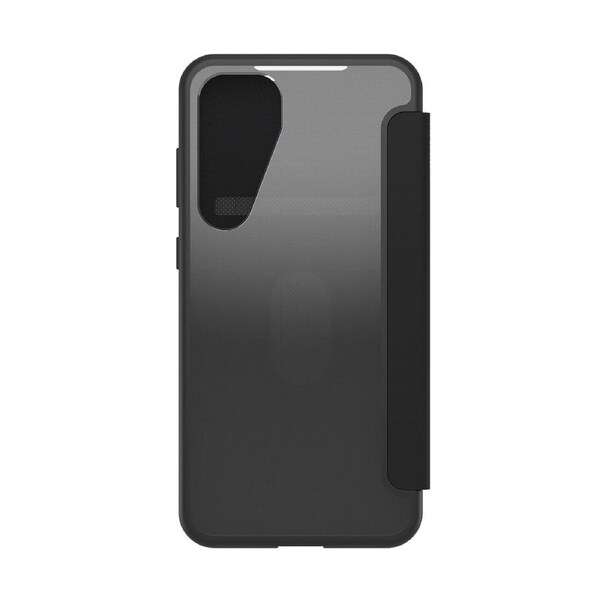 OtterBox React Folio Case - For Samsung Galaxy S25+ - Black Crystal - Black / Clear [77-97831]