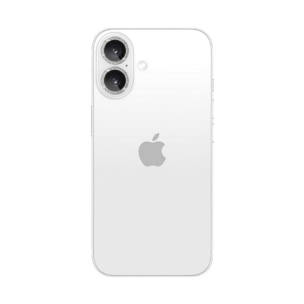 Case-Mate Aluminum Ring Lens Protector - For iPhone 16 / 16 Plus - Twinkle - Clear [CM054492]