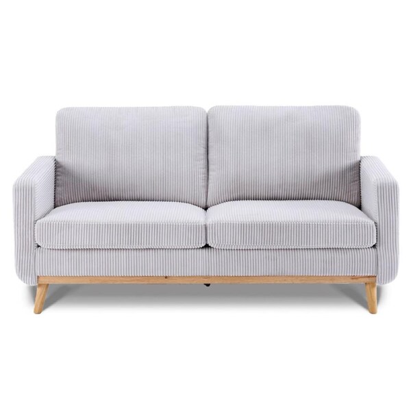 Comforro Willow 2 Seater Sofa Light Grey