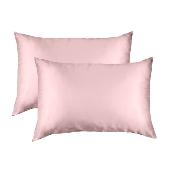 Royal Comfort Silk Pillowcase Twin Pack 51X76cm - Lilac