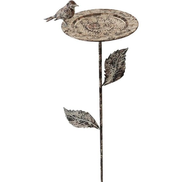 Bronrob Decorative Rustic Bird Feeder Stake Garden Decor 101.6x19.05x19.05cm