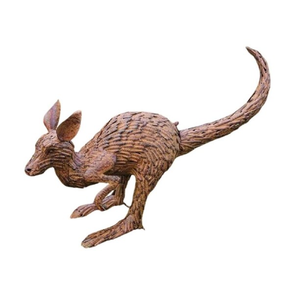Bronrob Decorative Jasper Joey Kangaroo Home/Garden Ornament 63x32x16cm