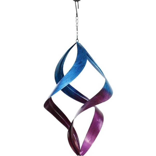 Bronrob Mystic Indigo Spiral Spinner Home/Garden Decor Ornament 55x23x23cm