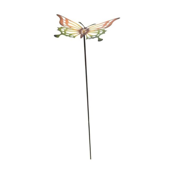 Bronrob Decorative Coloured Butterfly Outdoor Garden Stake Ornament 100x29x18cm