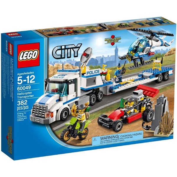 LEGO 60049 City Helicopter Transporter Set