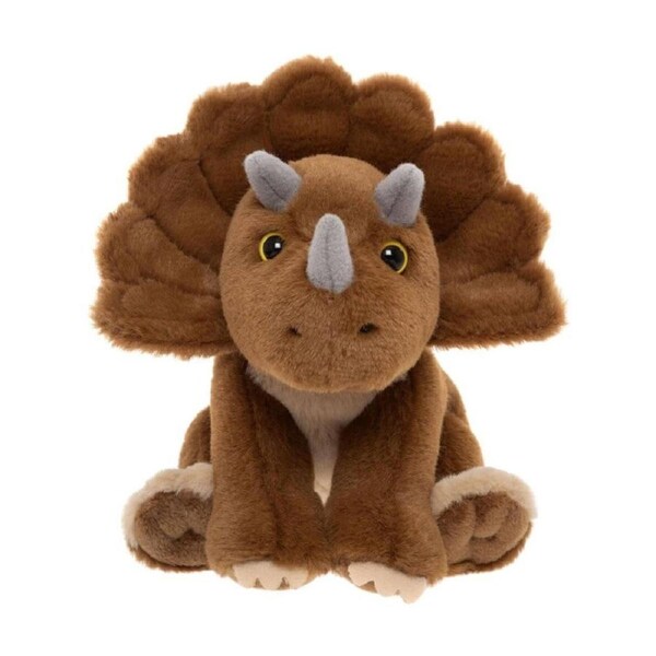 Charlie Bears Triceratops Dinosaur Cuddle Cub Plush Kids Soft Toy 0y+ Brown