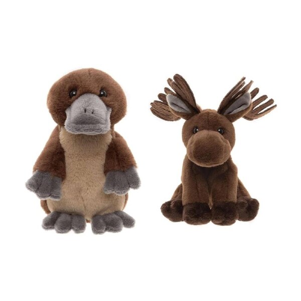 Charlie Bears Cuddle Cub Irish Elk & Duck Billed Platypus Kids Soft Toys 0y+