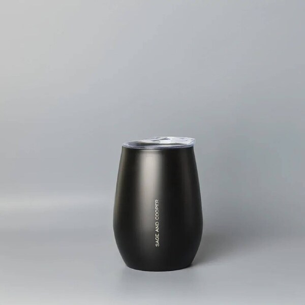 Calm Coffee Tea Cup - Black