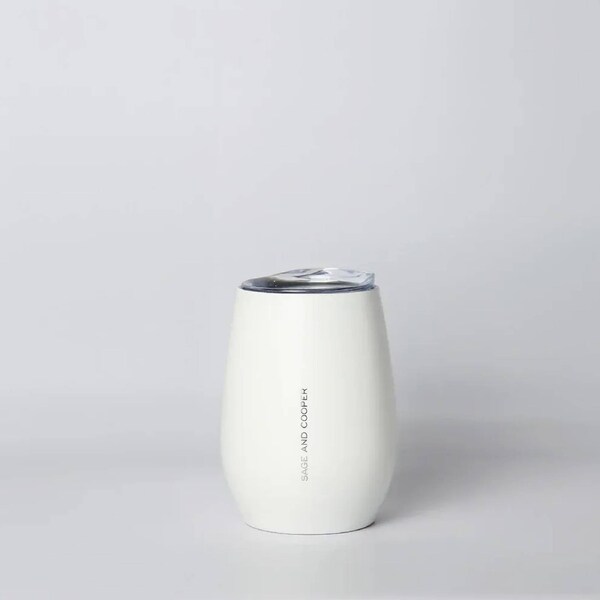 Calm Coffee Tea Cup - White
