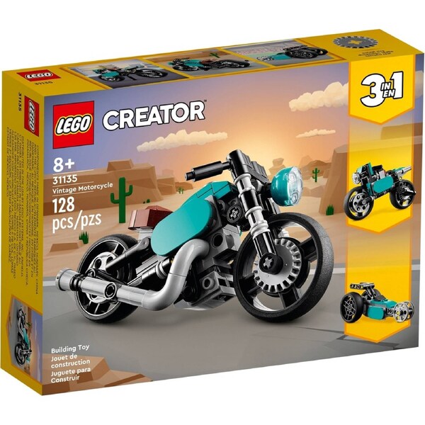 LEGO Creator 3-in-1 Series 31135 Vintage Motorcycle