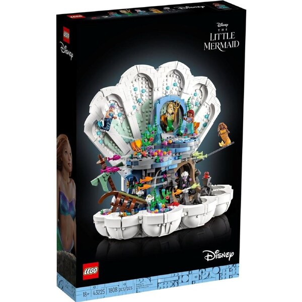 LEGO Disney Series 43225 The Little Mermaid Royal Clamshell