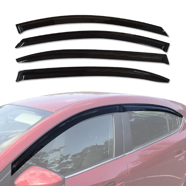 Injection Weather Shields for Mazda 3 BM BN Series 2013-2019
