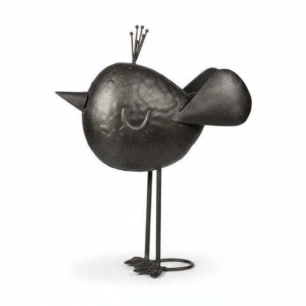 Bronrob Rusty Chickadee Chicken Ornament Indoor/Outdoor Decor 30x26x10cm