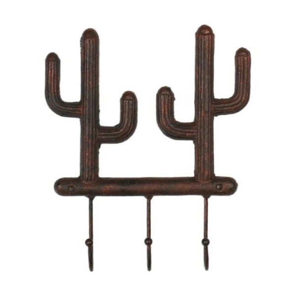 Bronrob Home & Outdoor Garden Decor Cactus Hanging Hooks 24.1x27.9cm