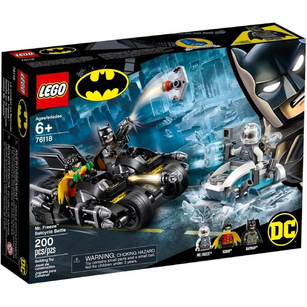 LEGO 76118 DC Super Heroes Mr. Freeze Batcycle Battle