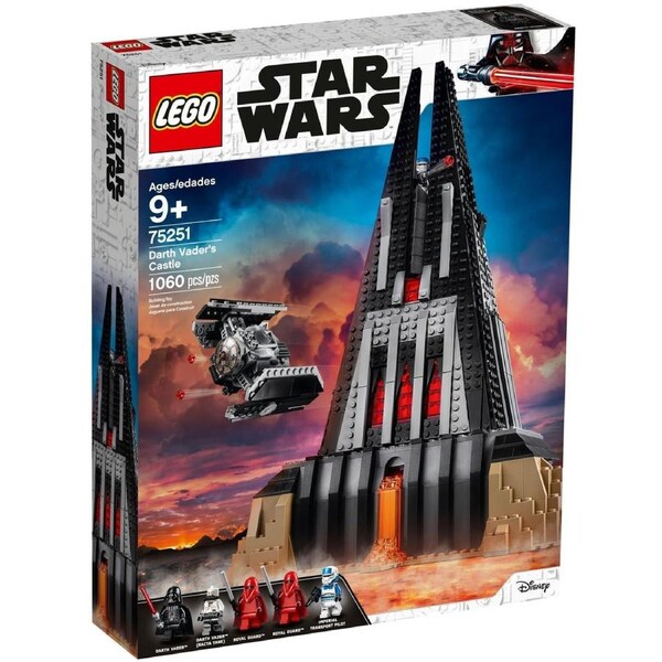 LEGO Star Wars 75251 Darth Vader's Castle Set with Buildable TIE Fighter