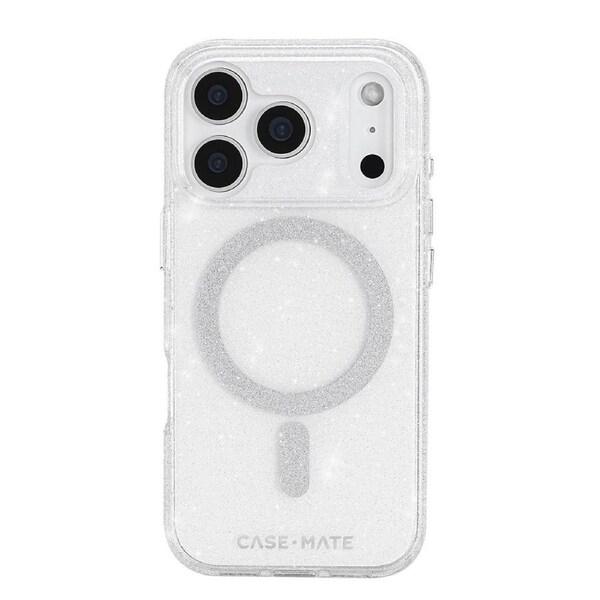 Case-Mate Twinkle MagSafe Case - For iPhone 17 Pro - Silver - Silver [CM057302]