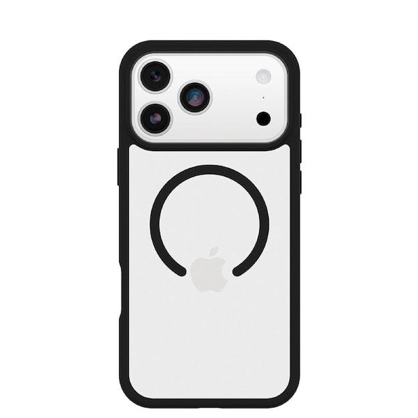 OtterBox React MagSafe Case - For iPhone 17 Pro Max - Black Crystal - Black Transparent [77-98651]