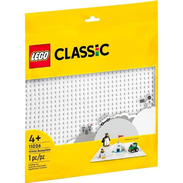 LEGO Classic Series 11026 Baseplate 32x32 WHITE