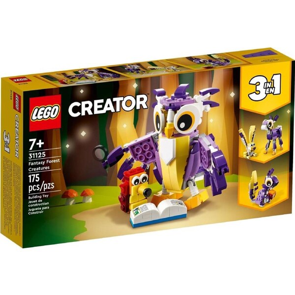 LEGO Creator 3-in-1 31125 Fantasy Forest Creatures