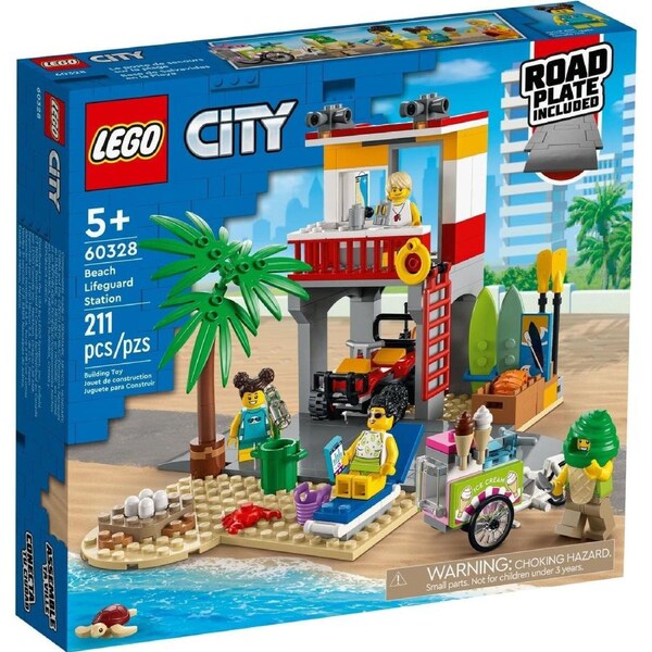 LEGO City Series 60328 Beach Lifeguard Station