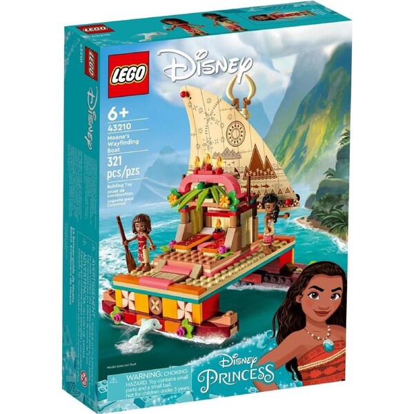 LEGO Disney Series 43210 Moana's Wayfinding Boat