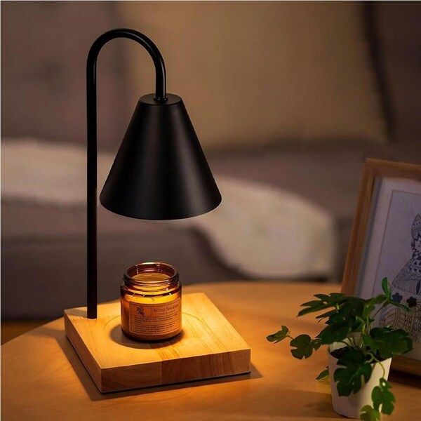 Candle Warmer Lamp with Timmer Dimmer Electric Wax Warmer Light for Scented Jar Candle Lamp with 2 Bulbs for Home Decor Yoga Christmas Birthday Gifts for Mothers Women